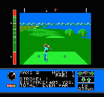 Jack Nicklaus' Greatest 18 Holes of Major Championship Golf (Europe) screen shot game playing